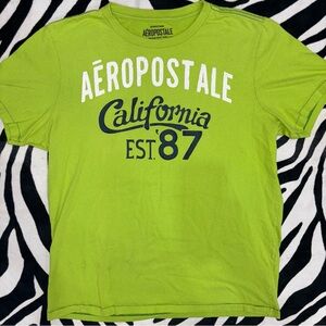 Aeropostale Bright Green California Tee